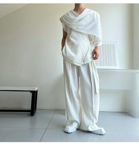 Blusa Minimalista Holgada sin Tirantes para Hombre y Mujer - Image 8
