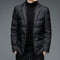Chaqueta Acolchada de Invierno para Hombre con Cuello Desmontable