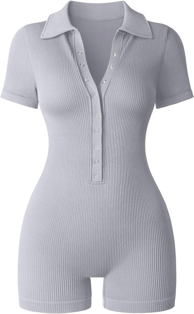 Jumpsuit Deportivo Yoga Mujer con Cuello V y Cintura Ajustable - Image 12