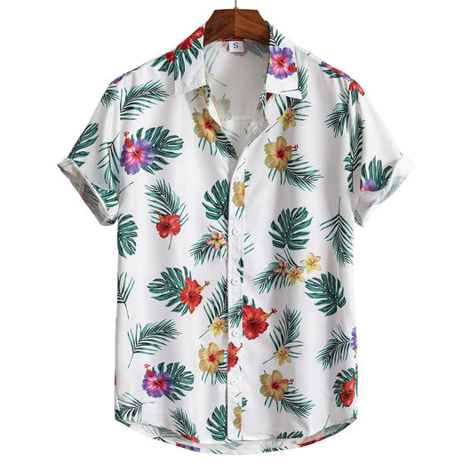 Camisa Estampada Artística para Hombre - Manga Corta - Image 2