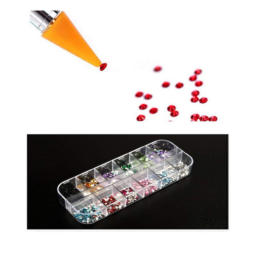 Set de Stickers Diamante AB Iridiscente Transparente - Image 17