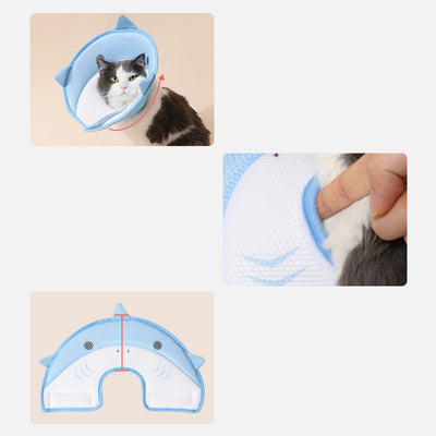 Collar Isabelino Suave para Gatos y Cachorros - Protección Cómoda para Cicatrización de Heridas - Image 4