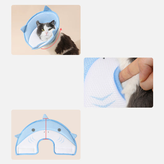 Collar Isabelino Suave para Gatos y Cachorros - Protección Cómoda para Cicatrización de Heridas - Image 4