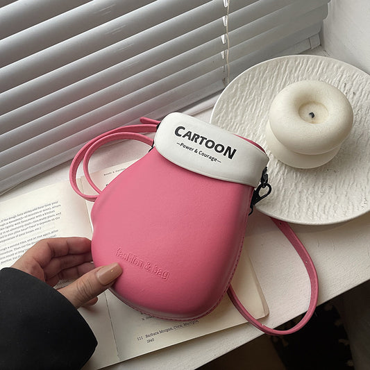 Bolso Bandolera Casual para Mujer con Diseño Bicolor