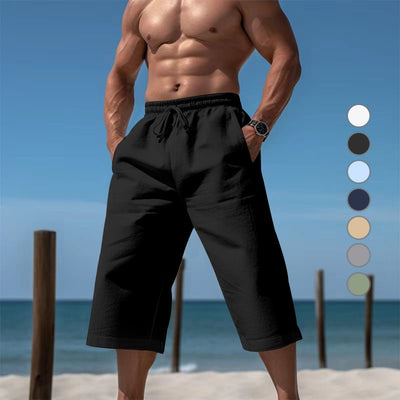 Pantalones Capri Casuales Transpirables para Hombre - Image 3