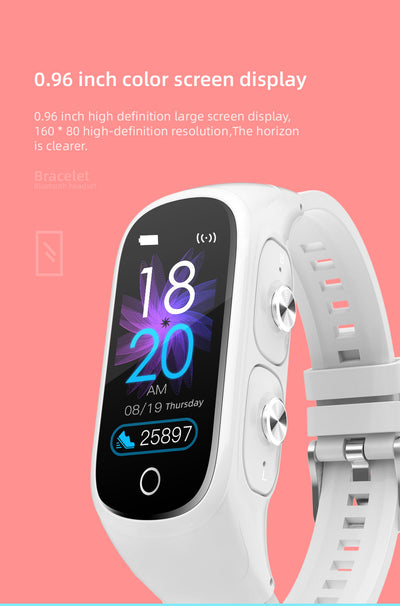 Pulsera Inteligente N8 con Bluetooth, Reproductor de Música y Modo Deportivo - Image 12