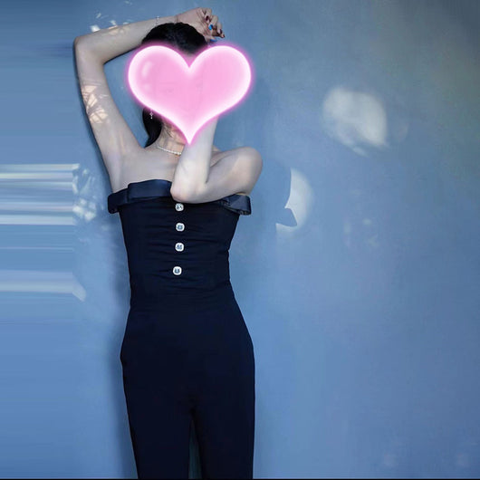 Jumpsuit Elegante con Moño y Cintura Alta Ajustada - Image 3
