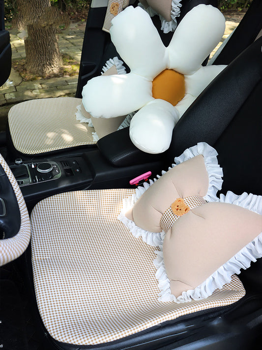 Cojín de Asiento Transpirable de Algodón Puro con Diseño de Auto Infantil - Image 2