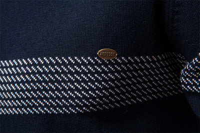 Suéter Casual con Cuello Tipo Polo y Cierre de Cremallera - Image 12