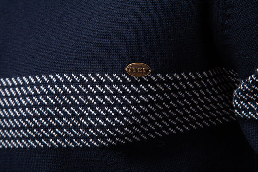 Suéter Casual con Cuello Tipo Polo y Cierre de Cremallera - Image 12
