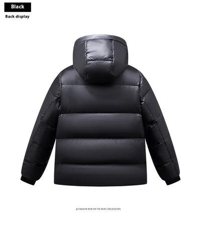 Chaqueta Acolchada Unisex Otoño Invierno - Diseño Negro y Dorado - Image 14