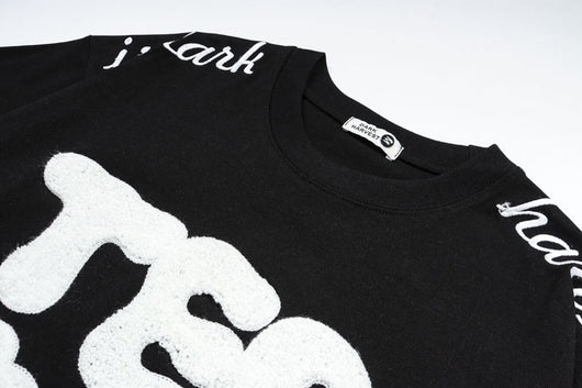 Camiseta Manga Corta Hombre con Bordado Flocking Alfabeto - Image 3