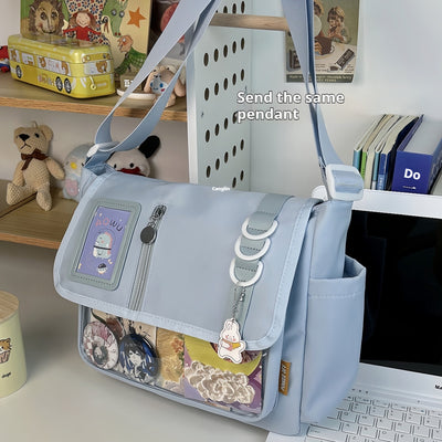 Bolsa Crossbody de Lona Impermeable Ligera Multiuso Casual - Image 4