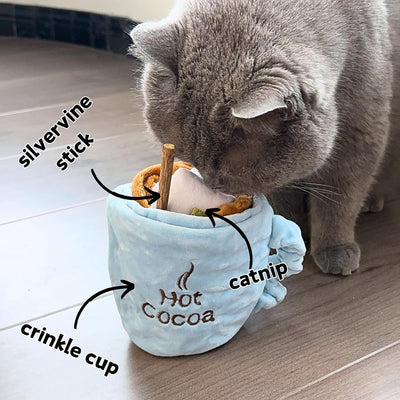Juguetes Interactivos de Catnip para Gatos con Sonidos Crujientes y Puzzle de Premios - Image 4