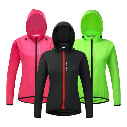 Abrigo Impermeable y Cortavientos con Capucha de Manga Larga - Image 11