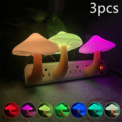 Lámpara Nocturna LED Seta con Sensor de Luz - Enchufable EU/US - Image 27