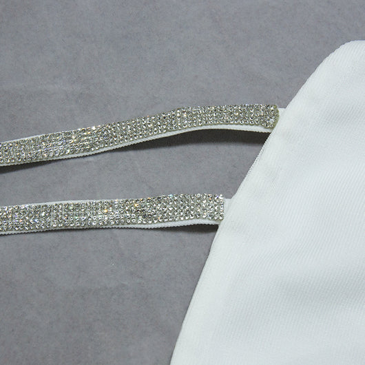 Vestido Tubo con Hombro Descubierto y Detalle Asimétrico - Image 12