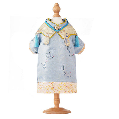 Traje Hanfu Tradicional para Mascotas - Caja de Regalo Exclusiva - Image 10