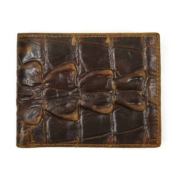 Billetera de Cuero Grabada Crazy Horse para Hombre