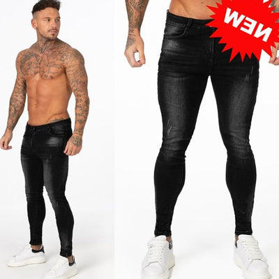 Pantalones Jeans Patchwork Fit Clásico para Hombre - Image 26