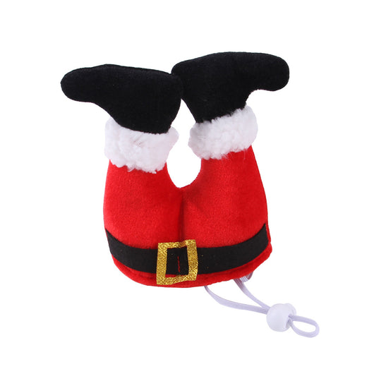 Gorro Navideño para Mascotas - Disfraz Navideño Adorable para Perros y Gatos Pequeños - Image 2