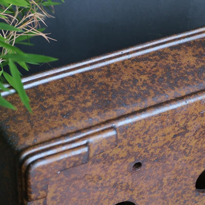 Maceta Rectangular de Arenisca Púrpura para Bonsái - Pino, Ciprés y Boj - Image 9