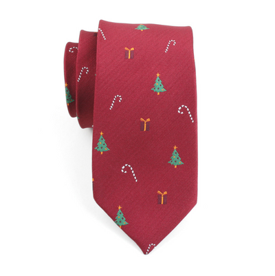 Corbata Navideña de Poliéster y Seda para Hombre - Image 6
