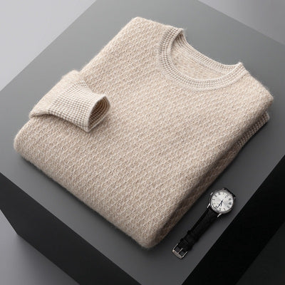 Suéter Ejecutivo de Cuello Redondo para Otoño e Invierno - Image 10