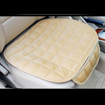 Cojín de Asiento para Auto Acolchado Cuadros Bordados Antideslizante - Image 11