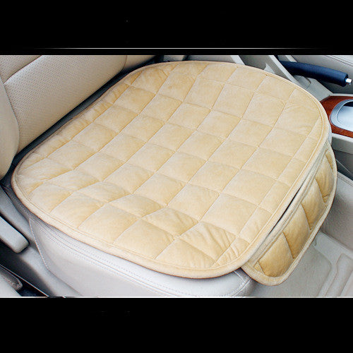 Cojín de Asiento para Auto Acolchado Cuadros Bordados Antideslizante - Image 11