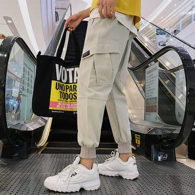 Overol Casual Estilo Harajuku de 9 Puntos para Hombre - Image 6