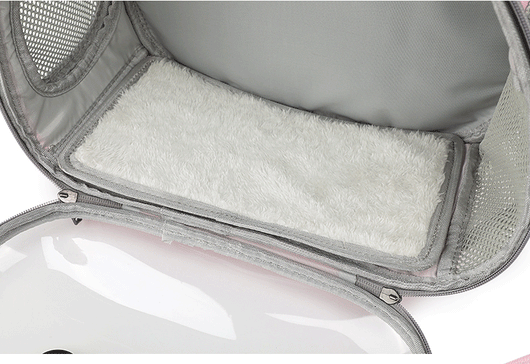 Mochila Transportadora Transparente para Mascotas Pequeñas - Hámster, Conejillo de Indias, Conejo - Image 22