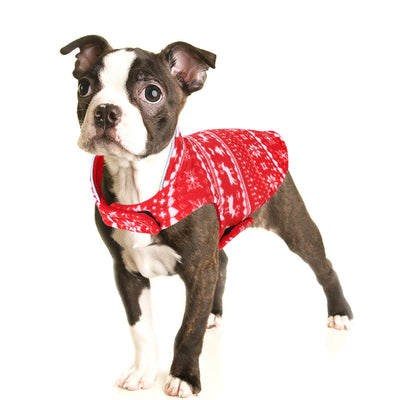 Abrigo Polar Navideño Reversible para Perros - Image 5