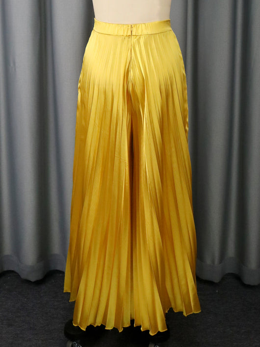 Conjunto Elegante: Blusa V-neck con Moño y Pantalón Plisado Ancho - Image 14