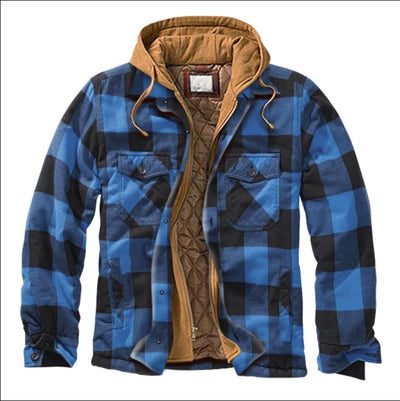 Chaqueta con Capucha Leisure - Abrigo Reversible de Dos Texturas - Image 11
