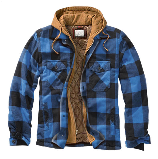 Chaqueta con Capucha Leisure - Abrigo Reversible de Dos Texturas - Image 11