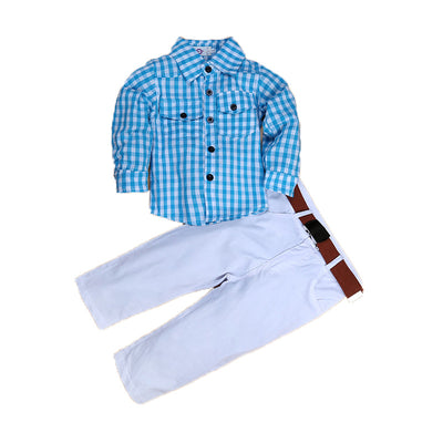 Traje de 3 Piezas para Niño con Cinturón Incluido - Image 15