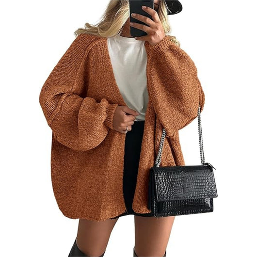 Abrigo Suéter Tejido Casual para Mujer - Image 38