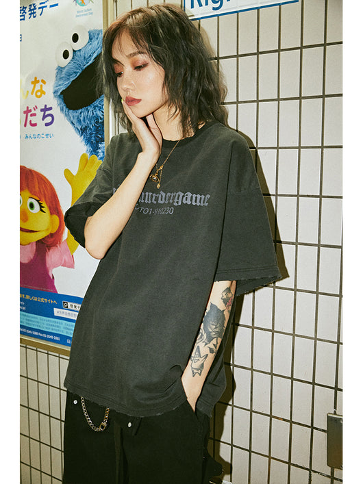 Camiseta Cuadros Vintage Desgastada - Image 10