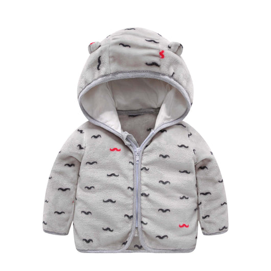 Chaqueta Acolchada de Polar Coral con Capucha para Niños - Image 28