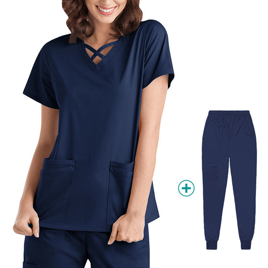 Uniforme Médico Dental Elástico de Secado Rápido - Image 2