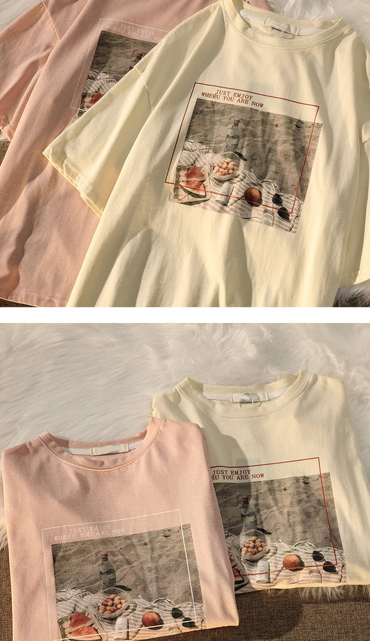 Camiseta Retro Nostálgica con Estampado Artístico Japonés - Image 18