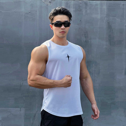 Camiseta Ajustada sin Mangas para Hombre - Image 6