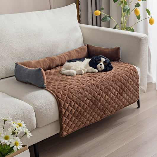 Sofá Cama para Perros Grandes - Cojín Térmico Ortopédico con Protector de Muebles - Image 9