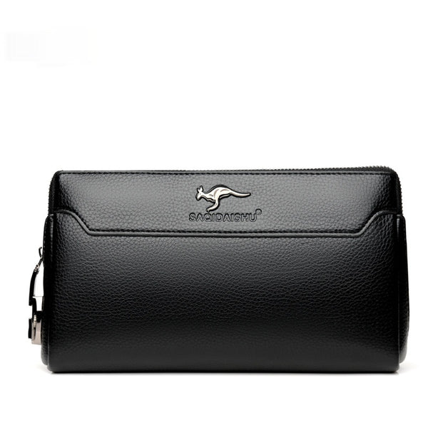 Cartera de Cuero para Hombre con Cierre de Contraseña Anti-robo - Image 6
