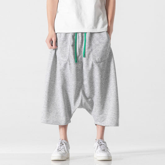 Pantalones Hombre Casual Rectos Pierna Ancha Suelta - Image 2