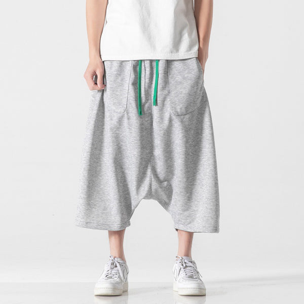Pantalones Hombre Casual Rectos Pierna Ancha Suelta