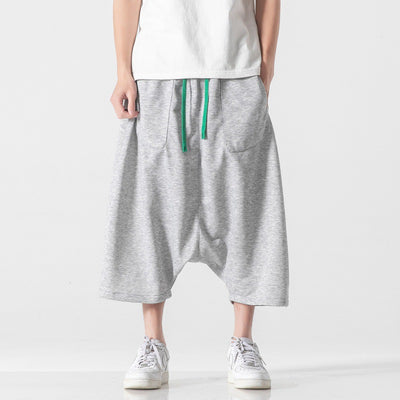 Pantalones Hombre Casual Rectos Pierna Ancha Suelta - Image 2