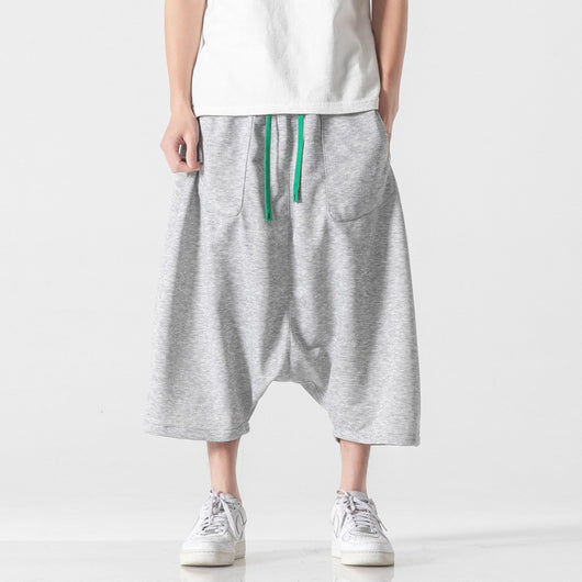 Pantalones Hombre Casual Rectos Pierna Ancha Suelta - Image 2