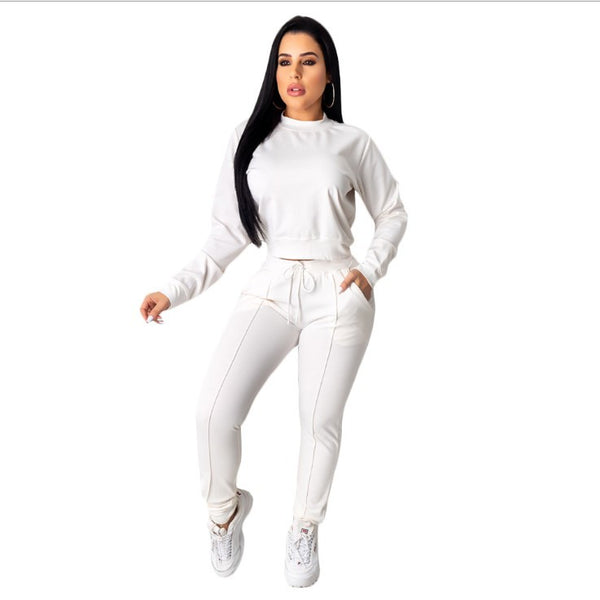 Conjunto Deportivo Casual para Mujer: Sudadera Oversize y Pantalón con Cordón - Image 5